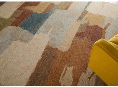 Grand Bazaar Stirling Machine Made Abstract Modern Area Rug