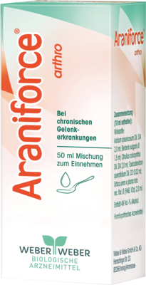 WEBER & WEBER GmbH ARANIFORCE arthro Mischung 50 ml 09466970