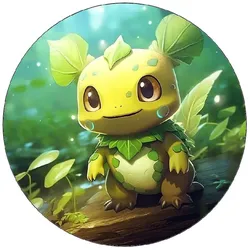 Essbares Papier „Pokémon Grüner Drache“, 19,5 cm