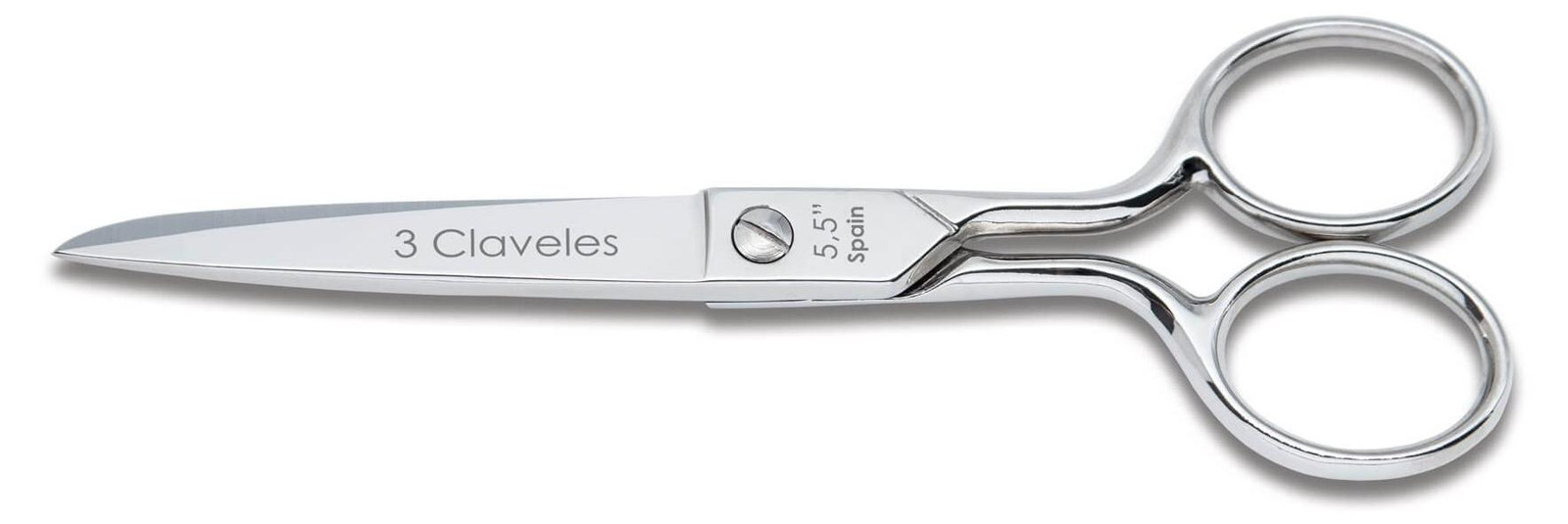 3 Claveles Juliet multifunctionele schaar van koolstofstaal, 14 cm