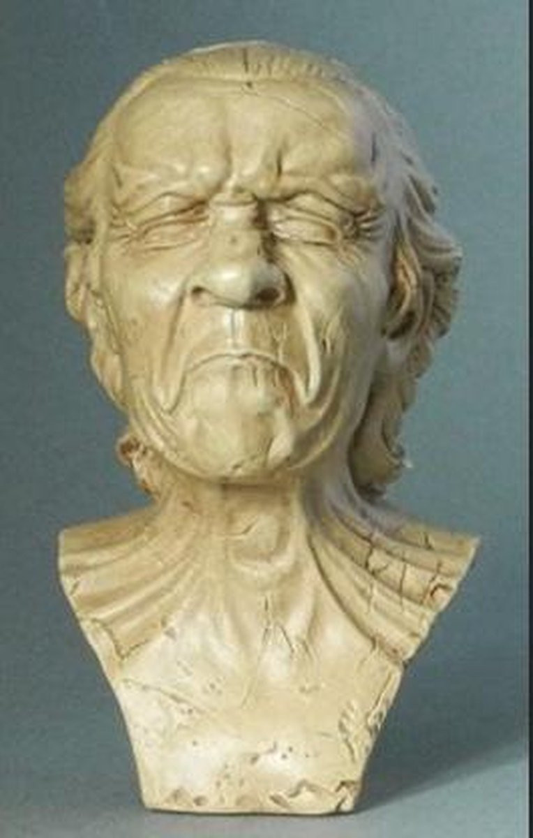 Franz Messerschmidt The Vexed Man Tabletop voor volwassenen