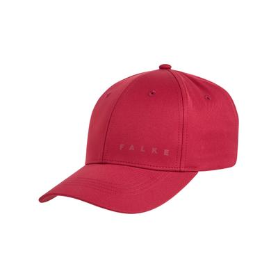 Baseball Cap FALKE "FALKE Kappe", Jungen, Gr. onesize, rot (ruby (8830)), Caps