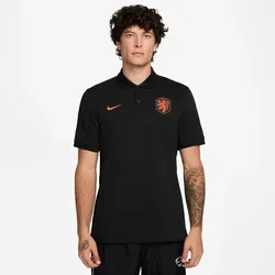 NIKE Niederlande The Poloshirt 2.0 Dri-FIT Poloshirt WM 2026 Herren 010 - black/hyper crimson S