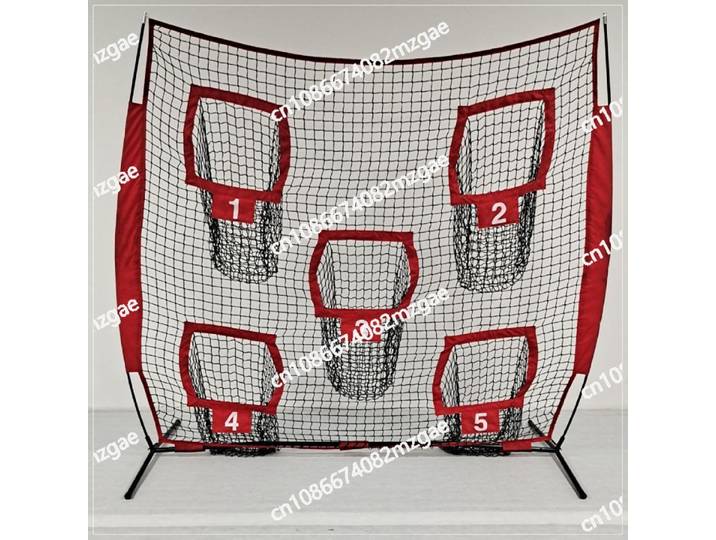 Filet d'entraînement pour Baseball, Football, intérieur et extérieur, 5 trous, Cage de frappe, batte, Softball, filet d'entraînement