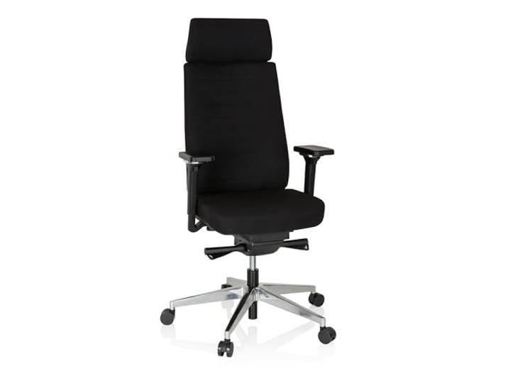 hjh OFFICE 608903 Profi Bürostuhl Move-TEC PRO 3D Stoff Schwarz Drehstuhl für dynamisches & gesundes Sitzen