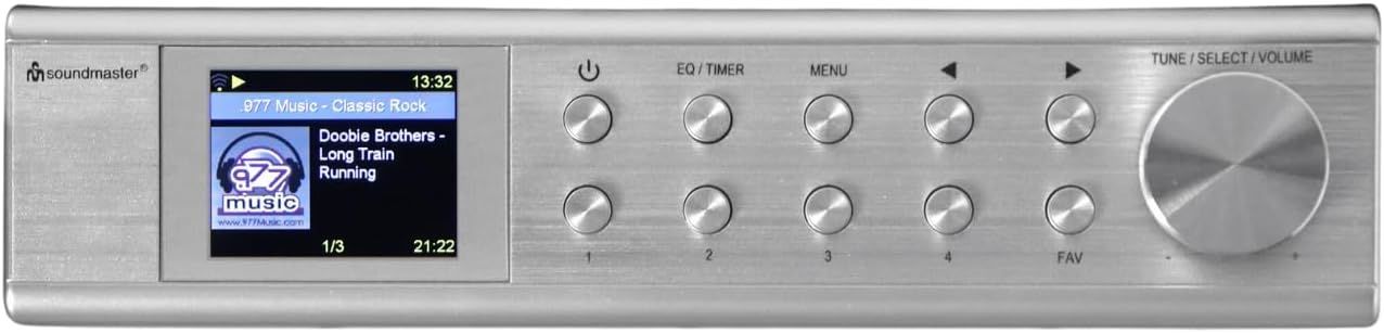 Soundmaster IR1500SI DAB+/UKW Internetradio (Silber)