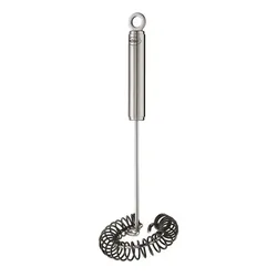 RÖSLE Spiralbesen Silikon 27 cm - silber