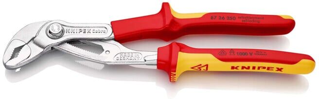 KNIPEX Cobra® VDE, Pince multiprise de pointe, isolée Knipex (87 26 250)