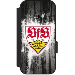 Nivocase Klapphülle für Google Pixel 11 Handyhülle aus Kunst Leder NIVOflip schwarz Bundesliga Offizielles (Google Pixel 11), Smartphone Hülle, Schwarz