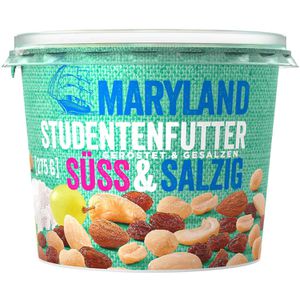 Maryland Studentenfutter süß & salzig, mit Rosinen & Erdnüssen, 275 g