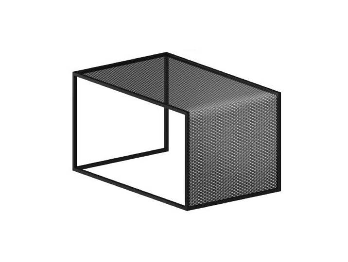 ZEUS table basse TRISTANO (H 30 cm, noir cuivré sablé - Métal)