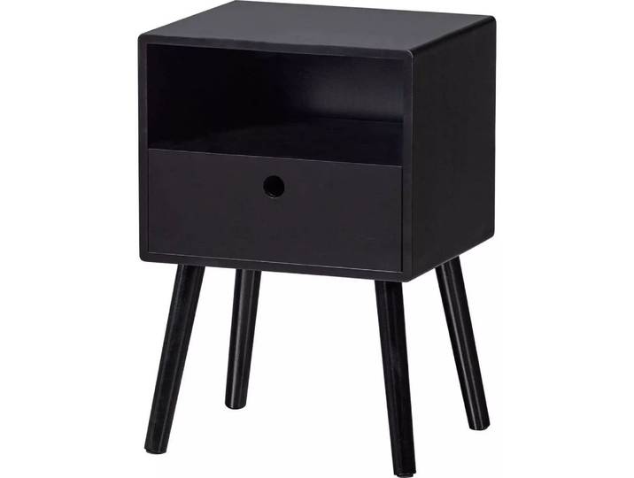 mutoni - Nachttische Ozzy, One Size, Schwarz