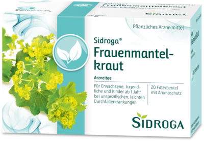 Uriach Germany GmbH SIDROGA Frauenmantelkraut Tee Filterbeutel 20X1.0 g 03916260