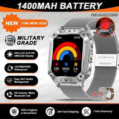 Inspire Essentials Titan Tank Military GPS Smartwatch With AMOLED Display And SOS Call 12