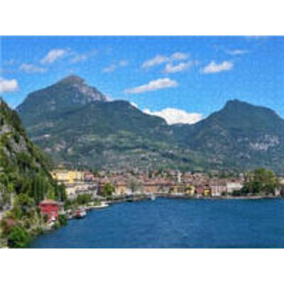 CALVENDO Puzzle Blick auf Riva del Garda | 1000 Teile Lege-Größe 64x48cm Foto-Puzzle für glückliche Stunden