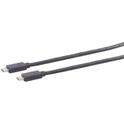 USB-C Verbindungskabel, 3.2 Gen 1x1, schw., 5m