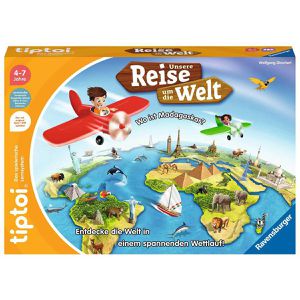 tiptoi Lernspiel 00117, Unsere Reise um die Welt, ab 4 Jahre, 1-4 Spieler, Geographie lernen