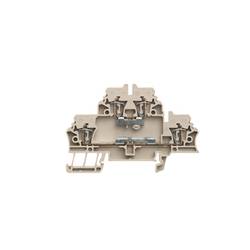 Weidmüller 1768800000 Doppelstockklemme Zugfeder Belegung: doppelt Beige 50 St. Piece