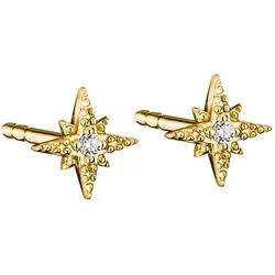 Thomas Sabo H2370-M01-14 Ohrringe für Damen Stern Goldfarben
