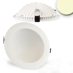 ISOLED LED Einbau-Downlight LUNA, indirektes Licht, IP20, nicht dimmbar, weiß, 18W 2700K 1030lm 120° ISO-112431