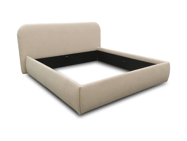 Domo Polsterbett »Lund« - 213x229x105cm - creme -