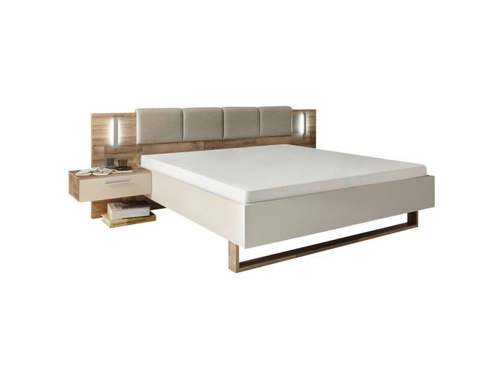 Doppelbett mit Nachtkästchen 180x200 cm Cadore