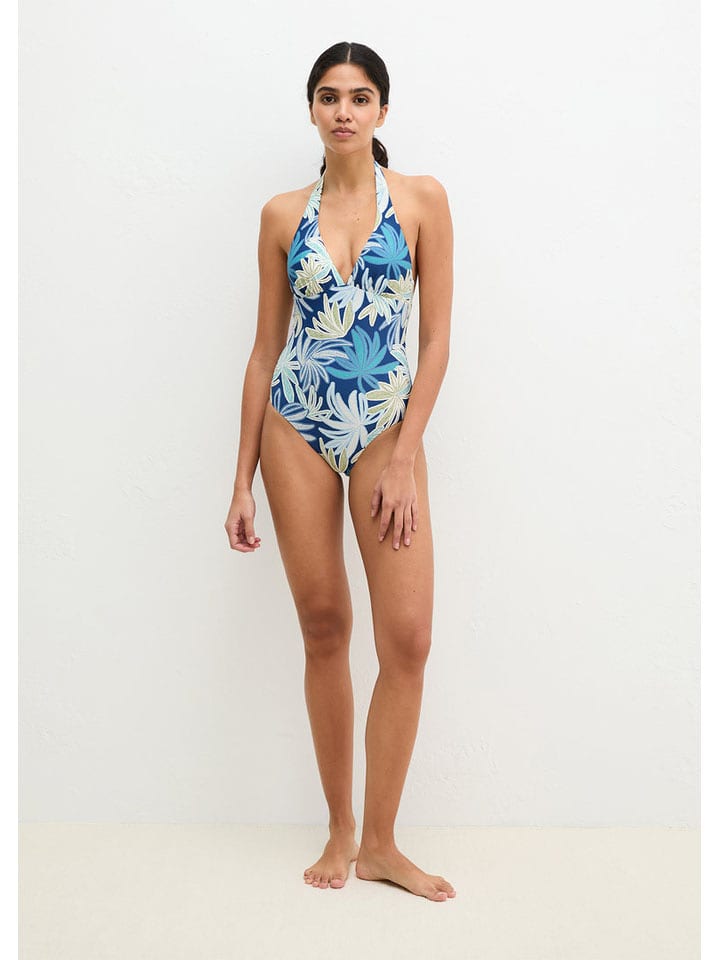 Marc O´Polo Bodywear Badeanzug in Blau - M