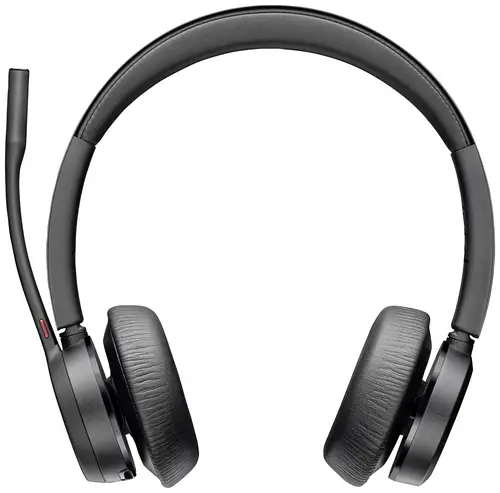 HP Poly Voyager 4320-M +BT700 Dongle On Ear Headset Bluetooth Stereo Schwarz Noise Cancelling Lautstärkeregelung