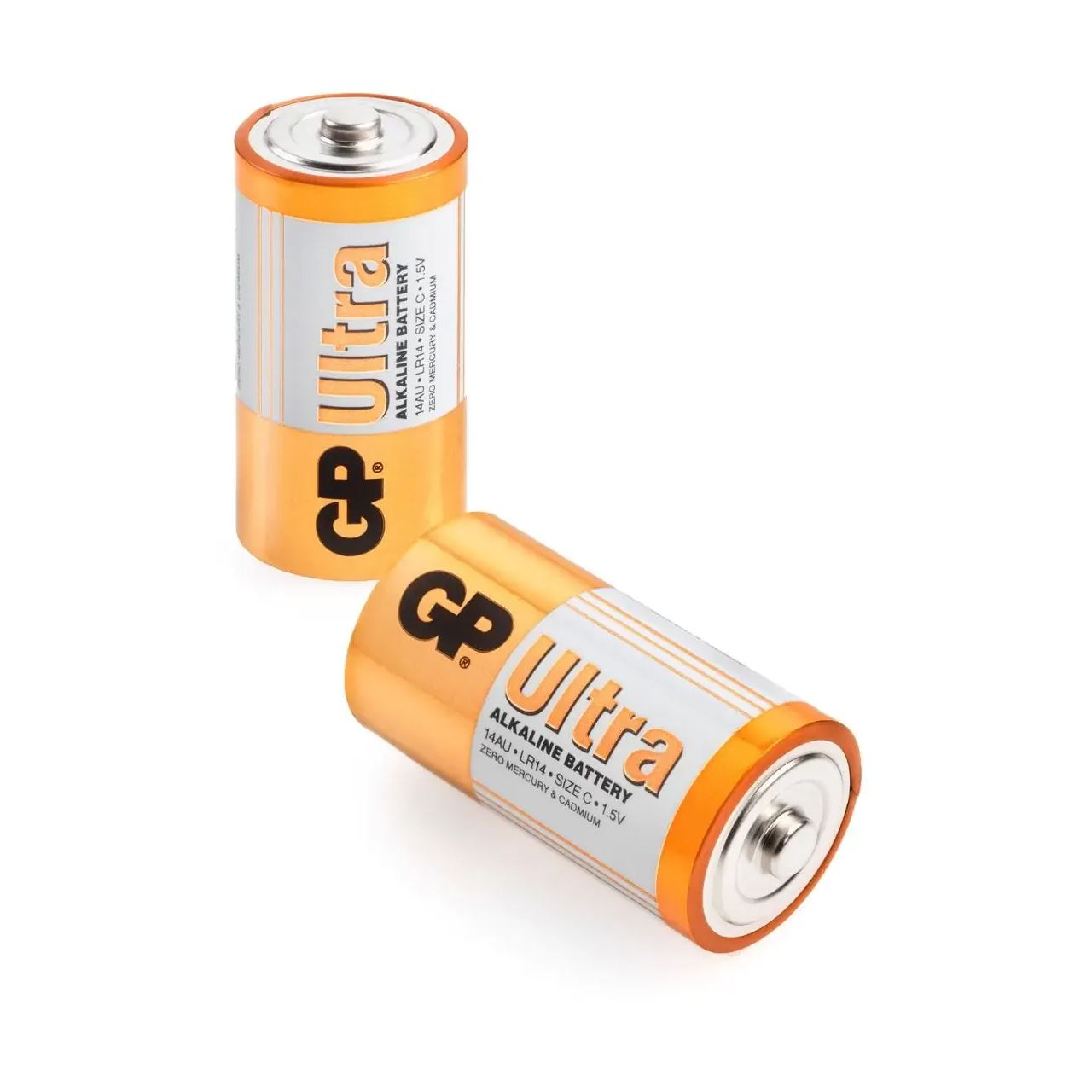 GP Batteries Ultra Alkaline Batterie C Baby 1,5V 2er Blister