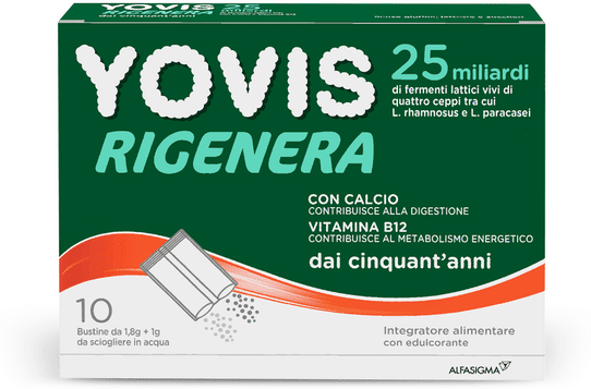 Yovis Rigenera 50+ Integratore Fermenti Lattici 10 Bustine