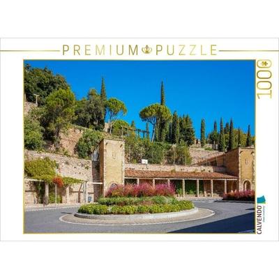 CALVENDO Puzzle Pilgerstätte Montserrat | 1000 Teile Lege-Größe 64x48cm Foto-Puzzle für glückliche Stunden