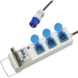 ProPlus, Steckdosenleiste, Zelt-/Faltwagen-Steckdose (3x, CEE 7/3, 10 m)