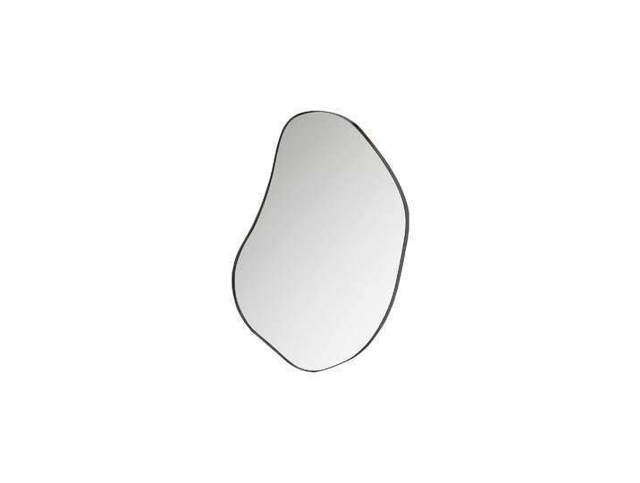 Miroir organique 100x70 cm métal noir Romee