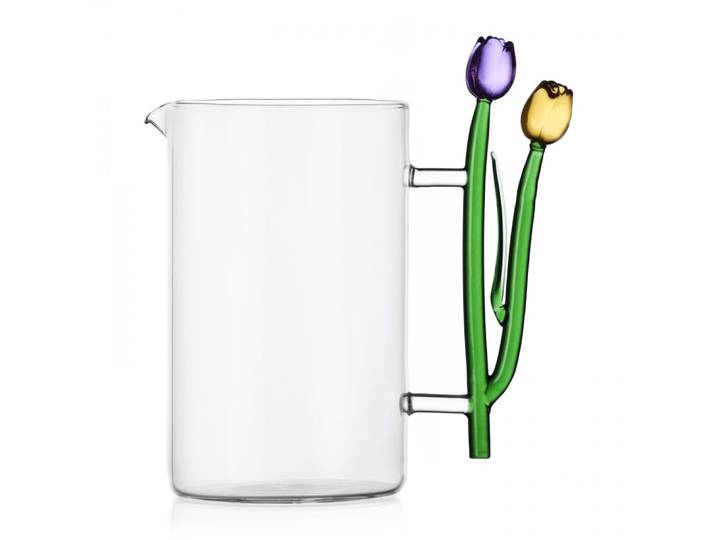 Carafe tulipe transparent