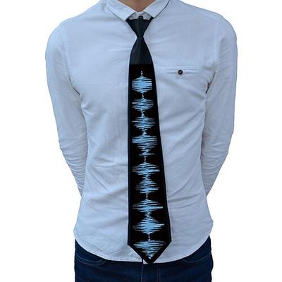 Leuchtende Krawatten für Herren, LED-Leuchtkrawatte, 3 Blitzmodi, LED-Leuchtkrawatte, Sprachsteuerung
