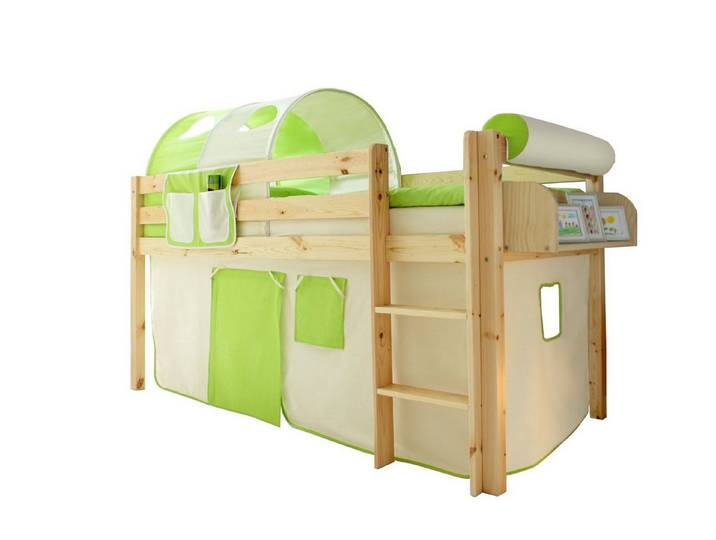 Ticaa Hochbett Hochbett Malte Kiefer Natur Classic