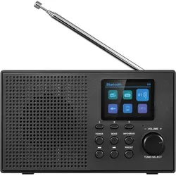 Sandberg Speaker Radio DAB+BT Recharge (DAB+, FM, Bluetooth), Radio, Schwarz