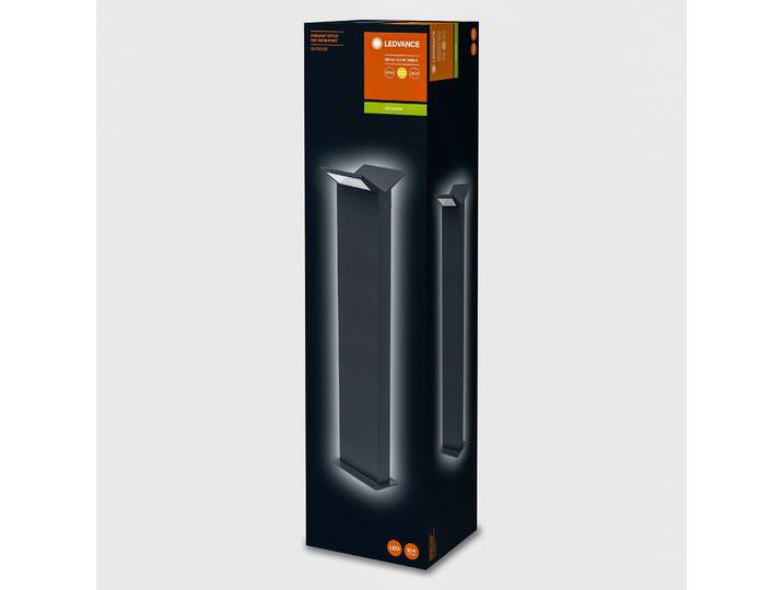 LEDVANCE LED Wegeleuchte Endura Style Bat, schwarz, Aluminium, Modern, LED Außenleuchte