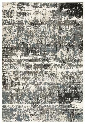Style Haven Ripley Abstract Ivory/ Grey Mixed Pile Area Rug