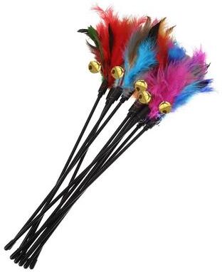 Inspire Essentials FeatherChase Interactive Cat Wand Toy Set 5pcs