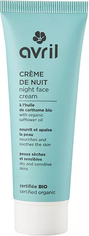 Avril - Nachtcreme für trockene und empfindliche Haut - biozertifiziert, 50 ml