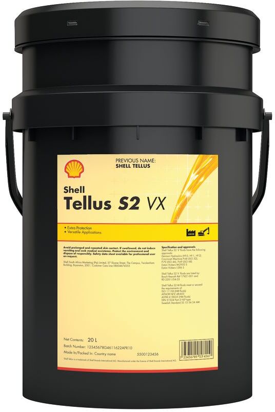Hydrauliköl SHELL 550065931 TELLUS S2 VX 46 20L