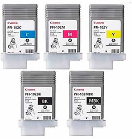 Canon PFI 102 Pack 5 colores