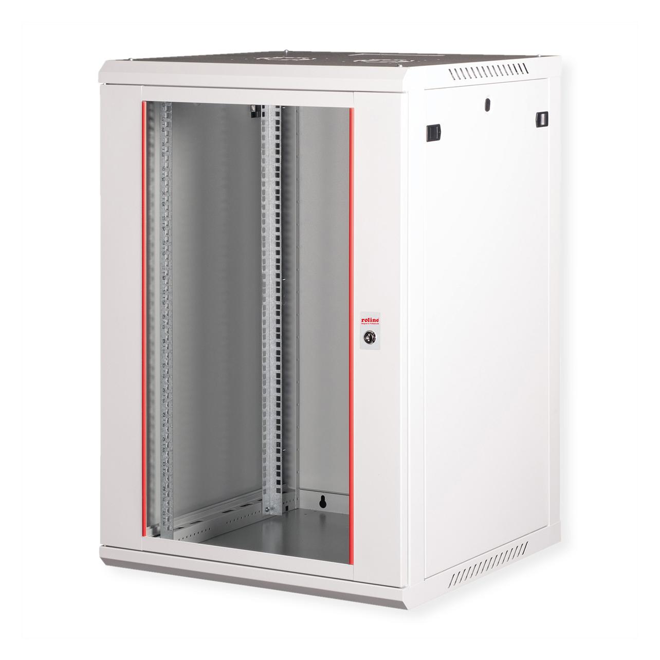 Roline 19-Zoll Wandgehäuse Basic Plus 18HE (18 HE, 19 Zoll Rack) (26.21.0133)