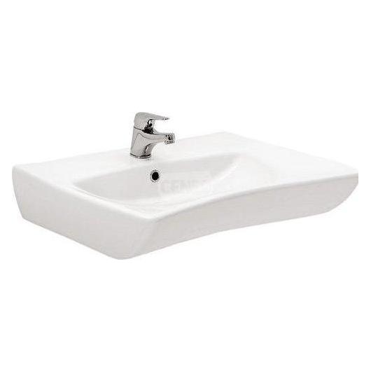 Cersanit Washbasin Etiuda, 65 cm, for the disabled (550 mm, 650 mm) (B00CSU0L9K)