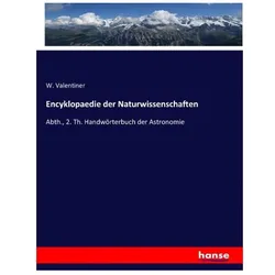 Encyklopaedie der Naturwissenschaften, Fachbücher von W Valentiner