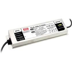 MEAN WELL LED Treiber LED-Treiber Konstantstrom 199.5 W 875 - 1750 mA 57 - 114 V/DC Montage auf entflammbaren Oberflächen, Möbelzulassung, Outdoor, ELG-200-C1750A-3Y