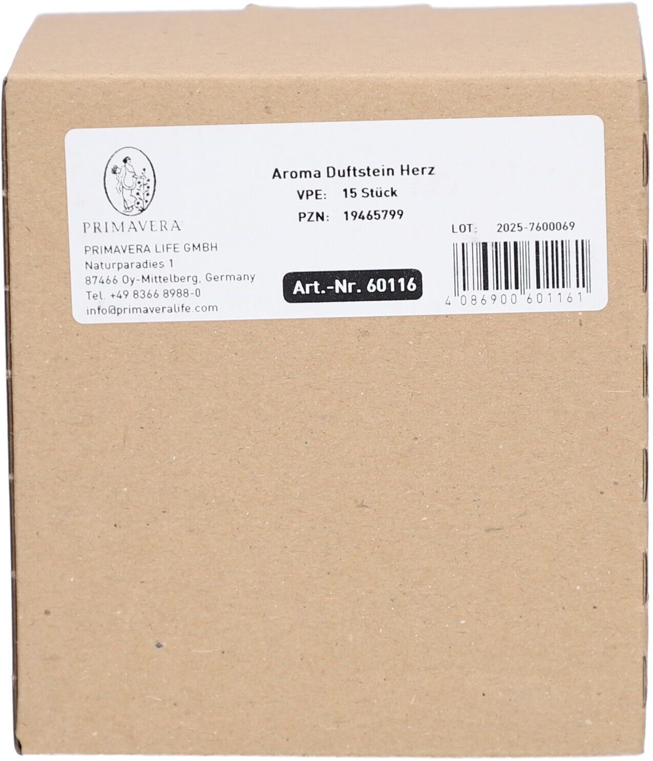 PRIMAVERA Aroma Duftstein Herz 15 St Sonstige