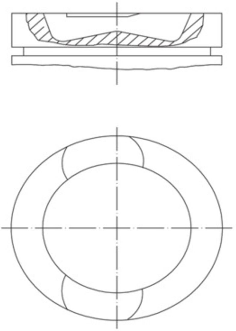 Kolben MAHLE 037 PI 00107 000
