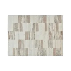 THEKO Teppich  Royal Natur , beige , Wolle , Maße (cm): B: 190 H: 1
